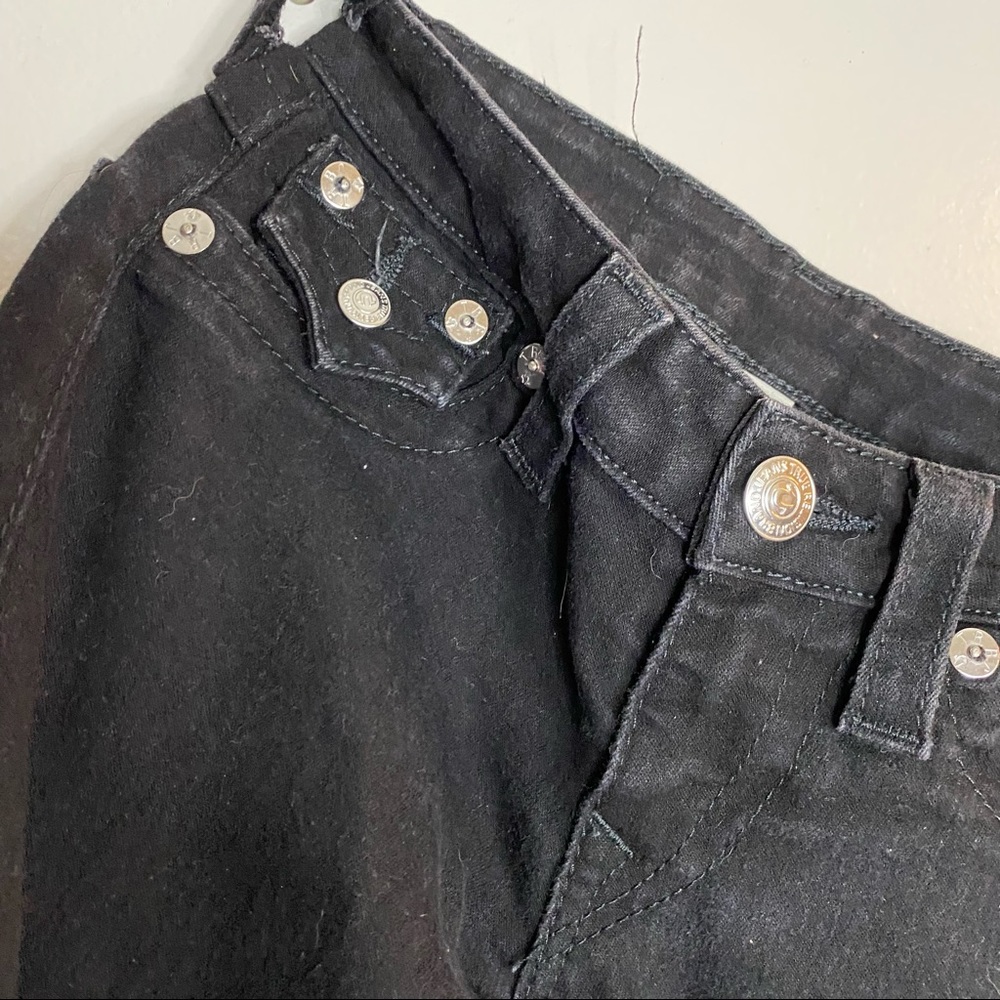 True religion black jeans pants